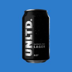 UNLTD Alcohol Free Lager Can 05 ABV - Wise Bartender