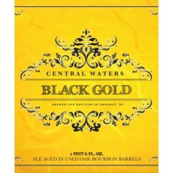 Black Gold   Central Waters - Craft Beer Dealer