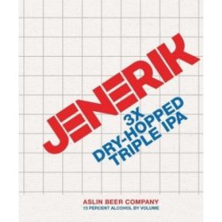 JENERIK by aslin beer co. - Craft Beer Dealer