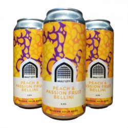 Vault City - Peach & Passion Fruit Bellini - Little Beershop