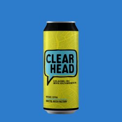 Non Alcoholic Bristol Beer Factory Clear Head  Alcohol Free Clear Head Can (0.5% ABV) - Wise Bartender