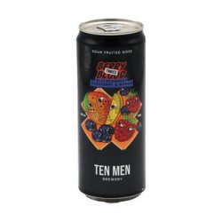 Ten Men Brewery - TWICE BERRY BLOOD: BLACKCURRANT RASPBERRY AND MANGO - Bierloods22