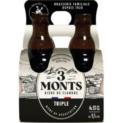 BiÃre 3 Monts Triple 33cl (pack de 4) - Selfdrinks