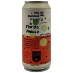 The Garden Brewery Florida Weisse: Watermelon,Lime & Mint The Garden Brewery Florida Weisse: Watermelon,Lime & Mint
