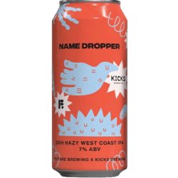 Future Brewing x Kicks Brewing - Name Dropper Hazy WCIPA - The Beer Drop