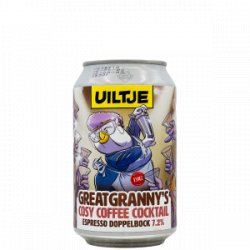 Uiltje  Great Granny’s Cozy Coffee Cocktail - Rebel Beer Cans