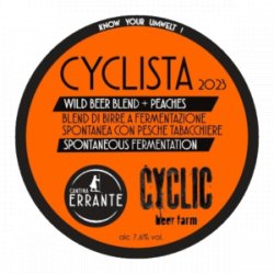 Cantina Errante Cyclista 2023
