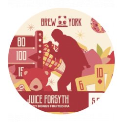 Brew York - Juice Forsyth - 30L keg - Hopping Borders