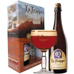 Kit La Trappe Quadruppel - 1 grf 750ml+1taça250ml - Confraria  Paulistânia