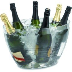 Cubitera transparente Game Oval para 5-6 botellas  Cave Vinum - Cavevinum