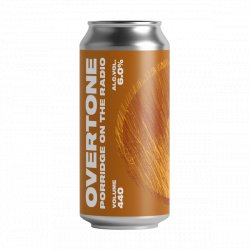 Overtone Brewing Co, New Porridge On The Radio Oatmeal Stout 440ml Can - The Fine Wine Company