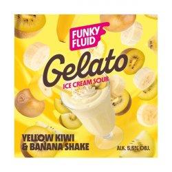 Funky Fluid Gelato: Yellow Kiwi & Banana Shake