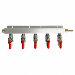 DISTRIBUIDOR  MANIFOLD CO2 5 VIAS - Insumos Cerveceros de Occidente