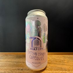 Vault City Brewing Cotton Candy Cupcakes