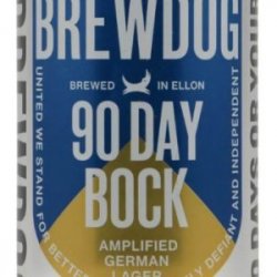 90 Day Bock, BrewDog - Nisha Craft