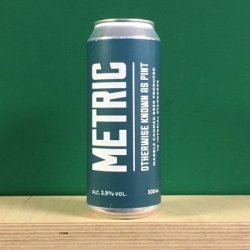 Marble Metric - Keg, Cask & Bottle