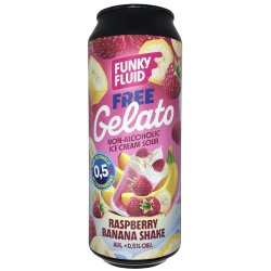 Funky Fluid Free Gelato: Raspberry Banana Shake Funky Fluid Free Gelato: Raspberry Banana Shake