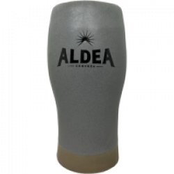 Vaso Pinta Cerámica Aldea Logo Negro - Mefisto Beer Point