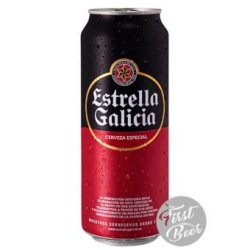 Bia Estrella Galicia 5.5% – Lon 500ml – Thùng 24 Lon - First Beer – Bia Nhập Khẩu Giá Sỉ