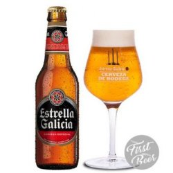 Bia Estrella Galicia 5.5% – Chai 330ml – Thùng 24 Chai - First Beer – Bia Nhập Khẩu Giá Sỉ