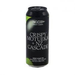 NOZIB Special Brews CRISPY MOTUEKA + NZ CASCADE West Coast IPA