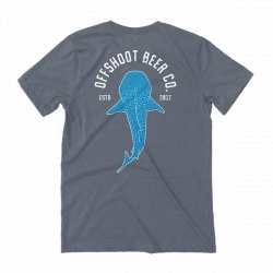 The Bruery Offshoot Whaleshark Tee (Slate Grey) - The Bruery