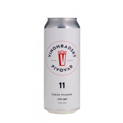 Vinohradsky Pivovar 11 Czech Pilsner 4.5% 500ml - The Salusbury Winestore