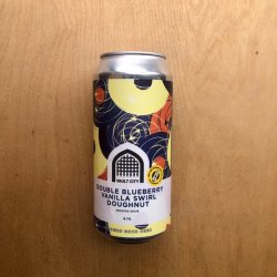 Vault City - Double Blueberry Vanilla Swirl Doughnut 4.1% (440ml) - Beer Zoo