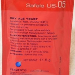 Levadura Fermentis Safale US-05 paquete 11,5g - Pinar Bier