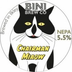 Bini Brew Co Chairman Miaow (Keg) - Pivovar