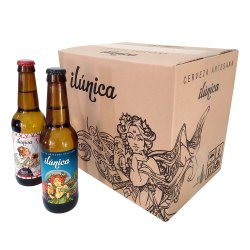 Ilúnica Caja 6 PALE ALE + 6 ALMA ENAMORADA - Cervezas ILÚNICA