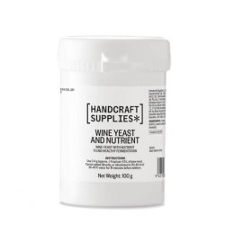 HS Wine Yeast and Nutrient 100g - Brew Day