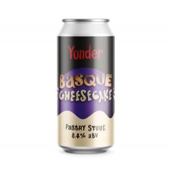 Yonder  Basque Cheesecake Pastry Stout  8.4% 440ml Can - All Good Beer