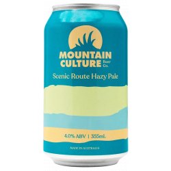 Mountain Culture Scenic Route Hazy Pale Cans 4 x 355ml (4 Pack) - Bayfields