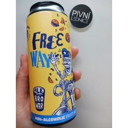 AleBrowar Free Way Non-Alcoholic Fruit Ale 0,5% 0,5l - Pivní lednice