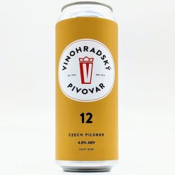 Vinohradsky - Vinohradska 12° - 4.8% Pilsner - 500ml Can - The Triangle