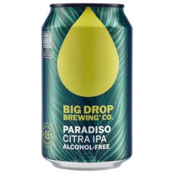 Big Drop Paradiso IPA 0.5% 12 x 330ml Can - Click N Drink