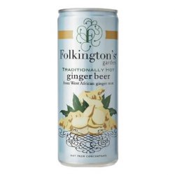 Folkingtons Ginger Beer 12 x 250ml Cans - Click N Drink