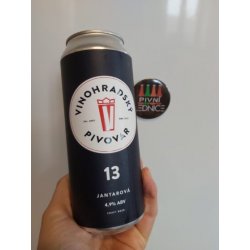 Vinohradský pivovar Jantarová 13°4,9% 0,5l - Pivní lednice