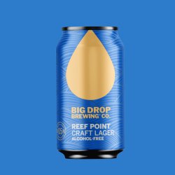 Big Drop Reef Point Alcohol Free Lager Can 05 ABV - Wise Bartender