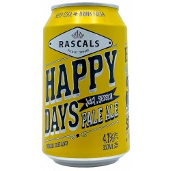 Rascals Brewing Co Happy Days Session Pale Ale - ’t Biermenneke