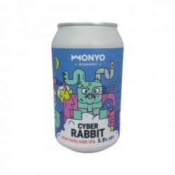 Monyo Brewing Co.  Cyber Rabbit - Beerware