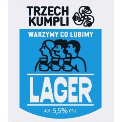 Lager Trzech Kumpli 500ml - Funky Fluid