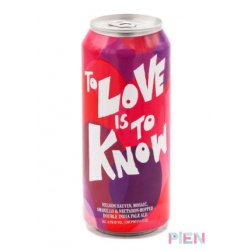 Hop Butcher For The World To Love Is To Know - Pien