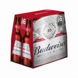 Cerveza Budweiser Lager pack de 6 botellas de 25 cl. - Carrefour España