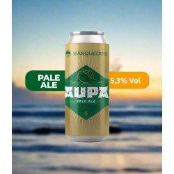 Basqueland Brewery- Aupa Pale Ale 5.3% ABV 440ml Can - Martins Off Licence