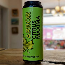 Arbor Ales  Red Willow - Citrus Maxima - 4% Lemon & Lime Session IPA - 568ml Can (Copy) - The Triangle