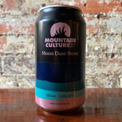 Mountain Culture Moon Dust Stout - Otter’s Promise