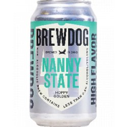 BrewDog Brewery Nanny State (Non-Alcoholic) - Half Time