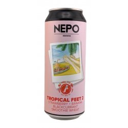 Nepomucen Brewing - Tropical Feet 2 Strawberry Smoothie 4.7% ABV 500ml Can - Martins Off Licence